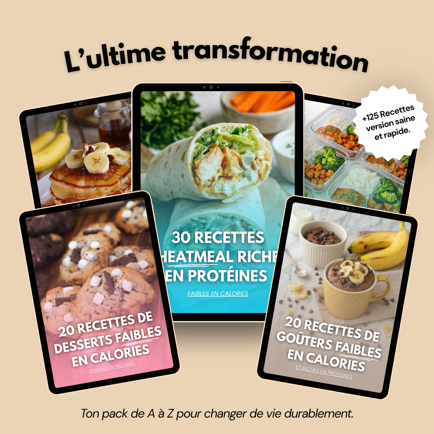 Ebook MealPrep : Recettes Perte de Graisse et Prise de Muscle